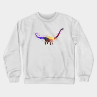 diplodocus in watercolor Crewneck Sweatshirt